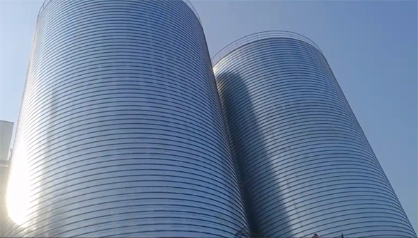 坊子2座混凝土高架卷板仓