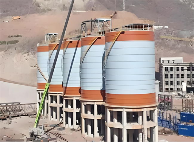 坊子高架钢板仓