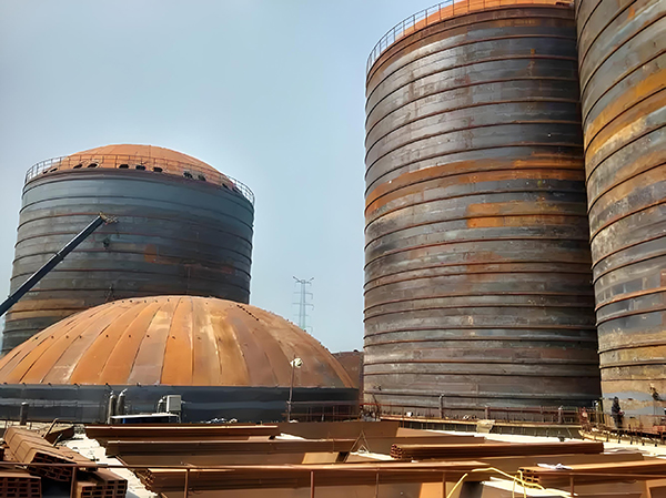 坊子焦粉钢板仓